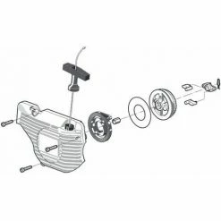 Lanceur Complet Tronçonneuse Alpina