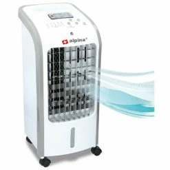 Ventilateur Rafraichisseur D'air ALPINA 4L 62W Silencieux 3en1 Télécommande Refroidisseur Humidificateur Minuterie