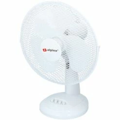 Ventilateur De Table Alpina 3 Vitesses Blanc