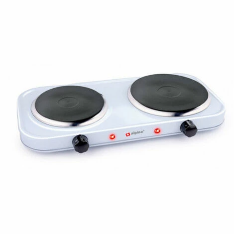 ALPINA Double Plaque Electrique De Cuisson - 2500W 4 ALPINA Double Plaque Electrique De Cuisson - 2500W – Image 2