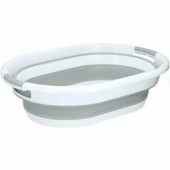 Panier à Linge Pliable Alpina - 60 X 30 X 45 Cm