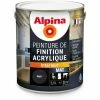 Peinture Alpina Acrylique 2,5L Mat | Finition: Mat - Couleur: Noir -Alpina Magasin De Vente peinture alpina acrylique 25l mat finition mat couleur noir L 356975 11616898 1